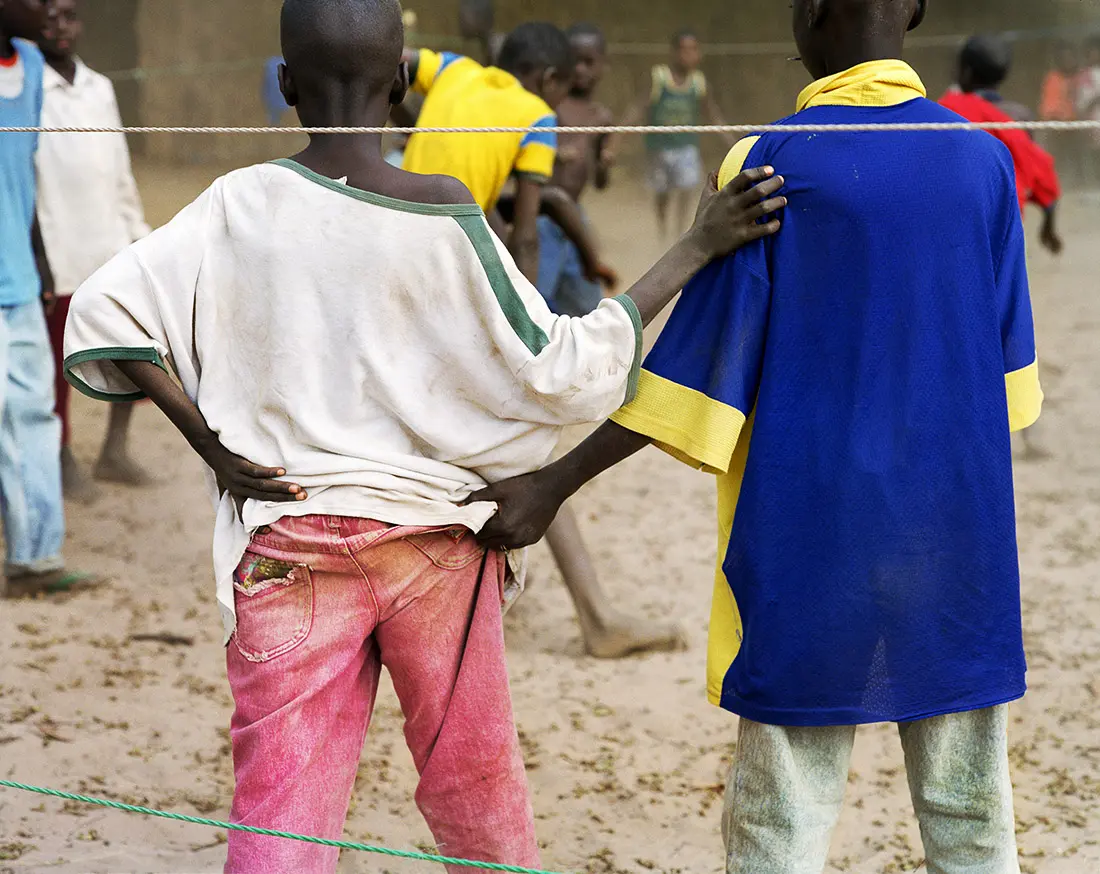 Africa Boys Wrestling photography