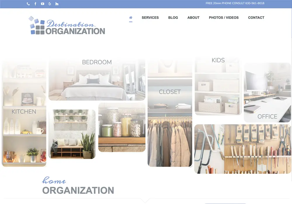 Destination Organization Web Design web design