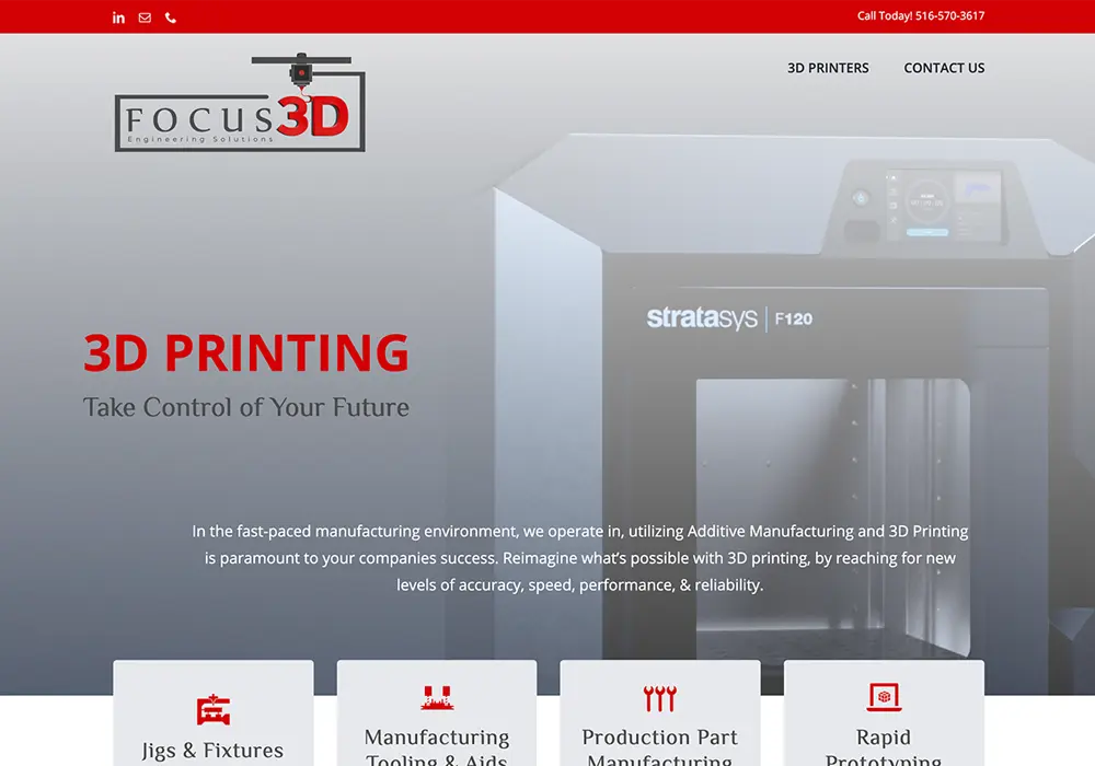 Focus D Solutions Website Design web design