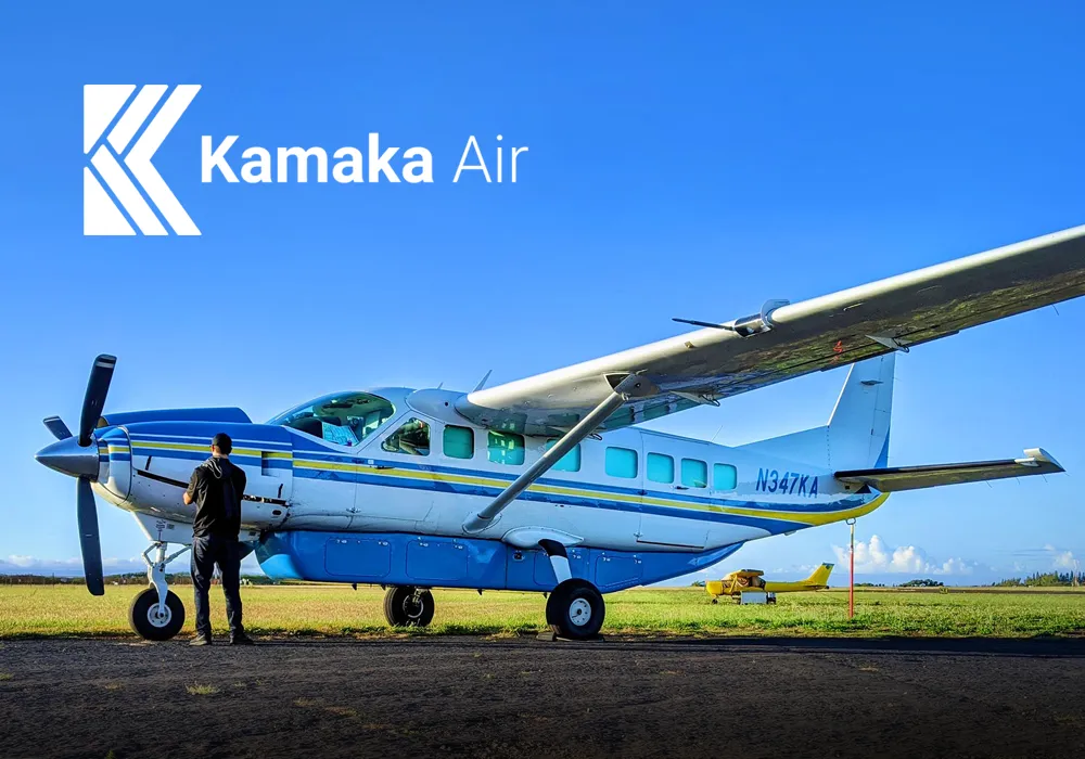 Kamaka Air Website Design web design