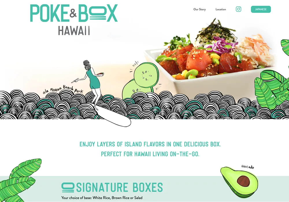 Poke And Box Website Design web design