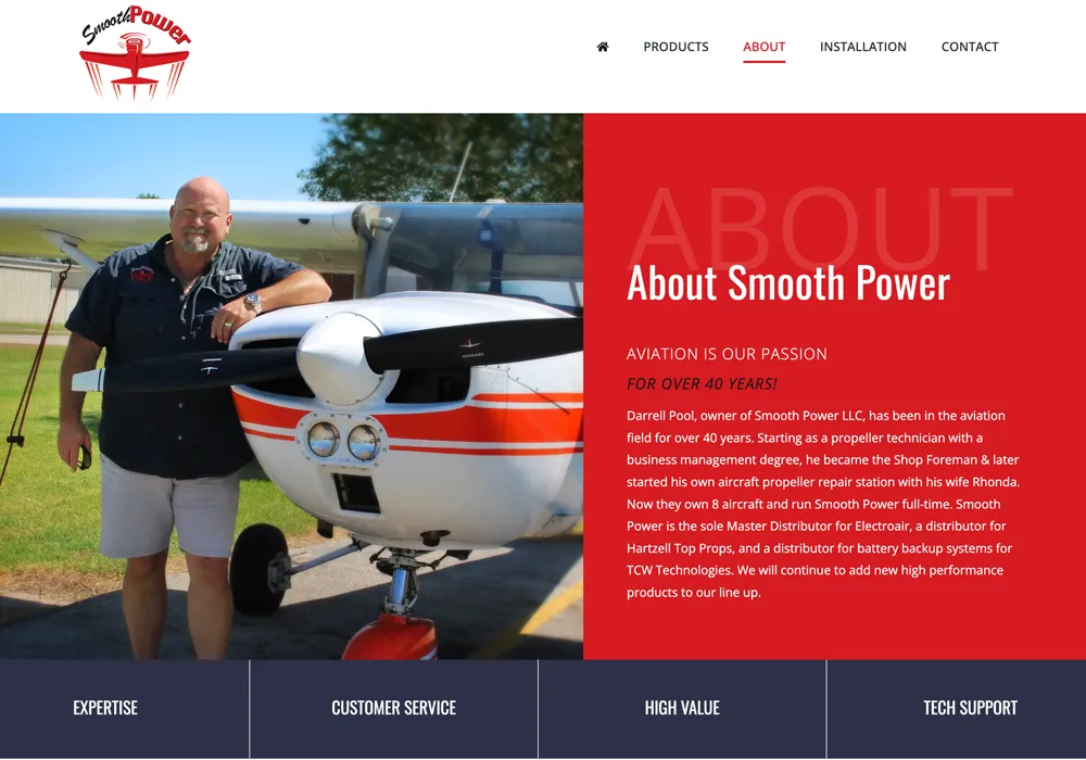 Smooth Power Website Design web design